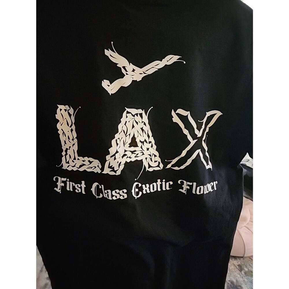 LAX T-Shirt First Class Exotic Flower Crown In LA SZ Small CR6 NWT Excellent